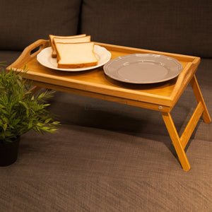 Light Brown Bed Table